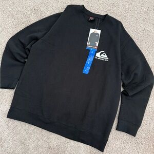 Quiksilver Men's crewneck Black Sweatershirt